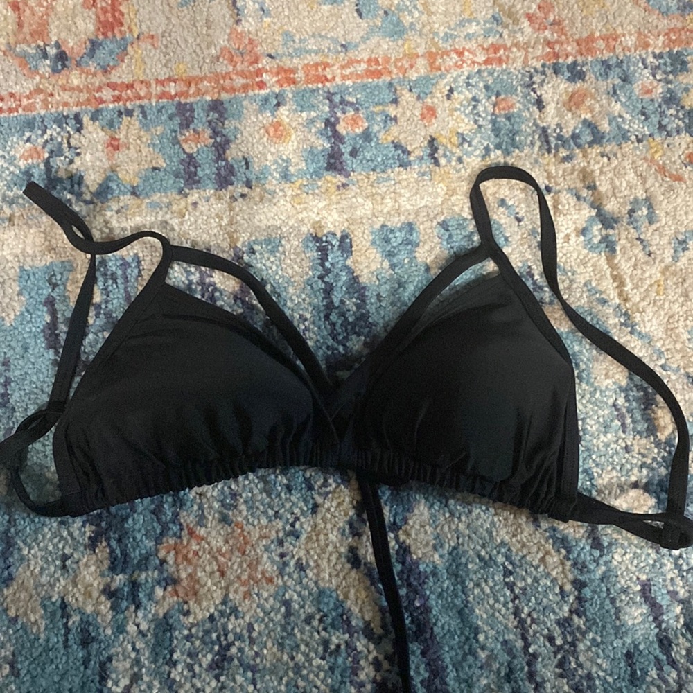 Express Cris Cross strapped Triangle Bikini Top